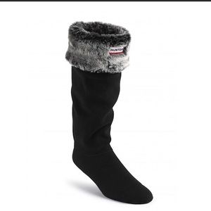 NEW Hunter Grizzly Cuff Welly Socks Size MM US (Female) 5-7